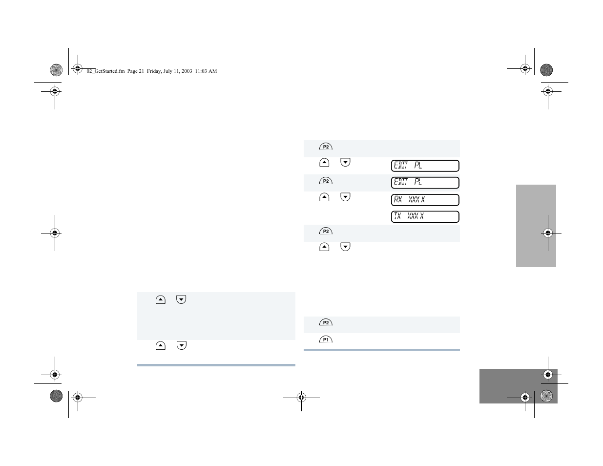Vox operation, Program pl/dpl codes | Motorola CM300 User Manual | Page 23 / 68