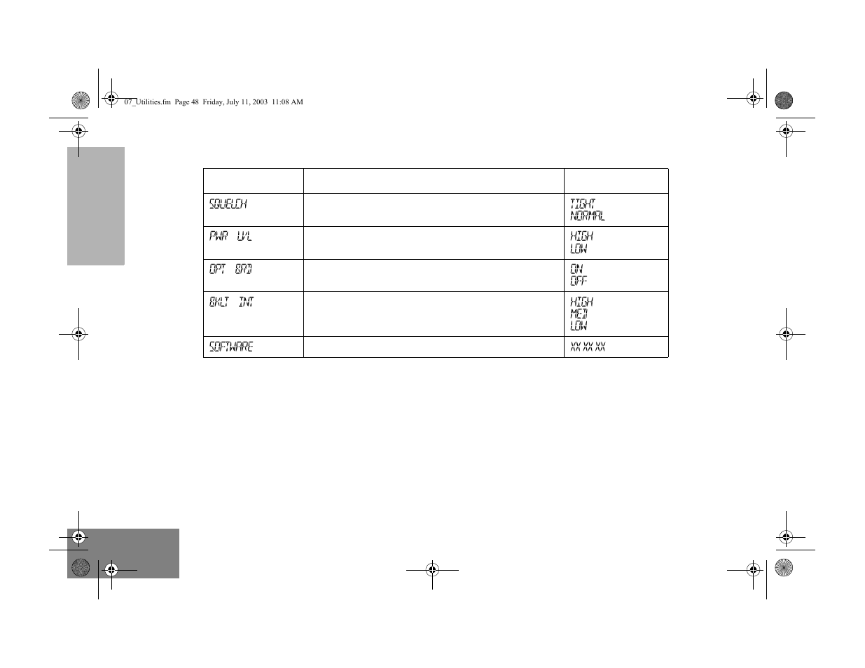 Motorola CM300 User Manual | Page 50 / 68