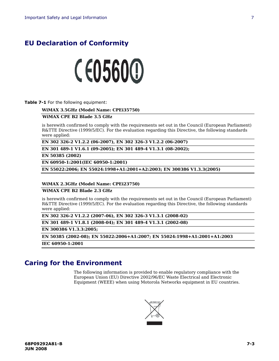 Motorola CPEI 750 User Manual | Page 46 / 50