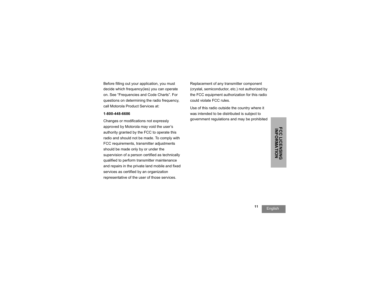 Motorola RDU2080d User Manual | Page 13 / 105