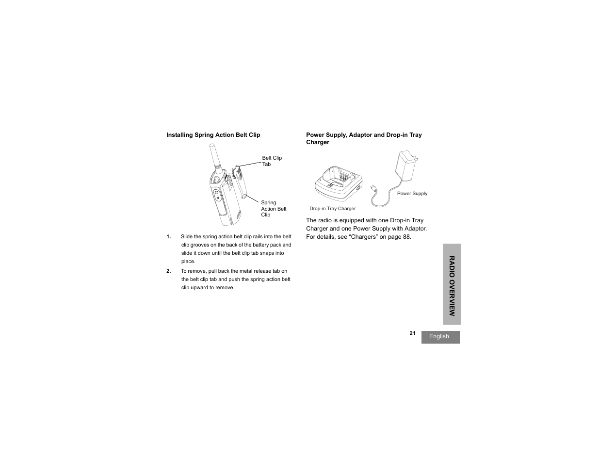 Motorola RDU2080d User Manual | Page 23 / 105