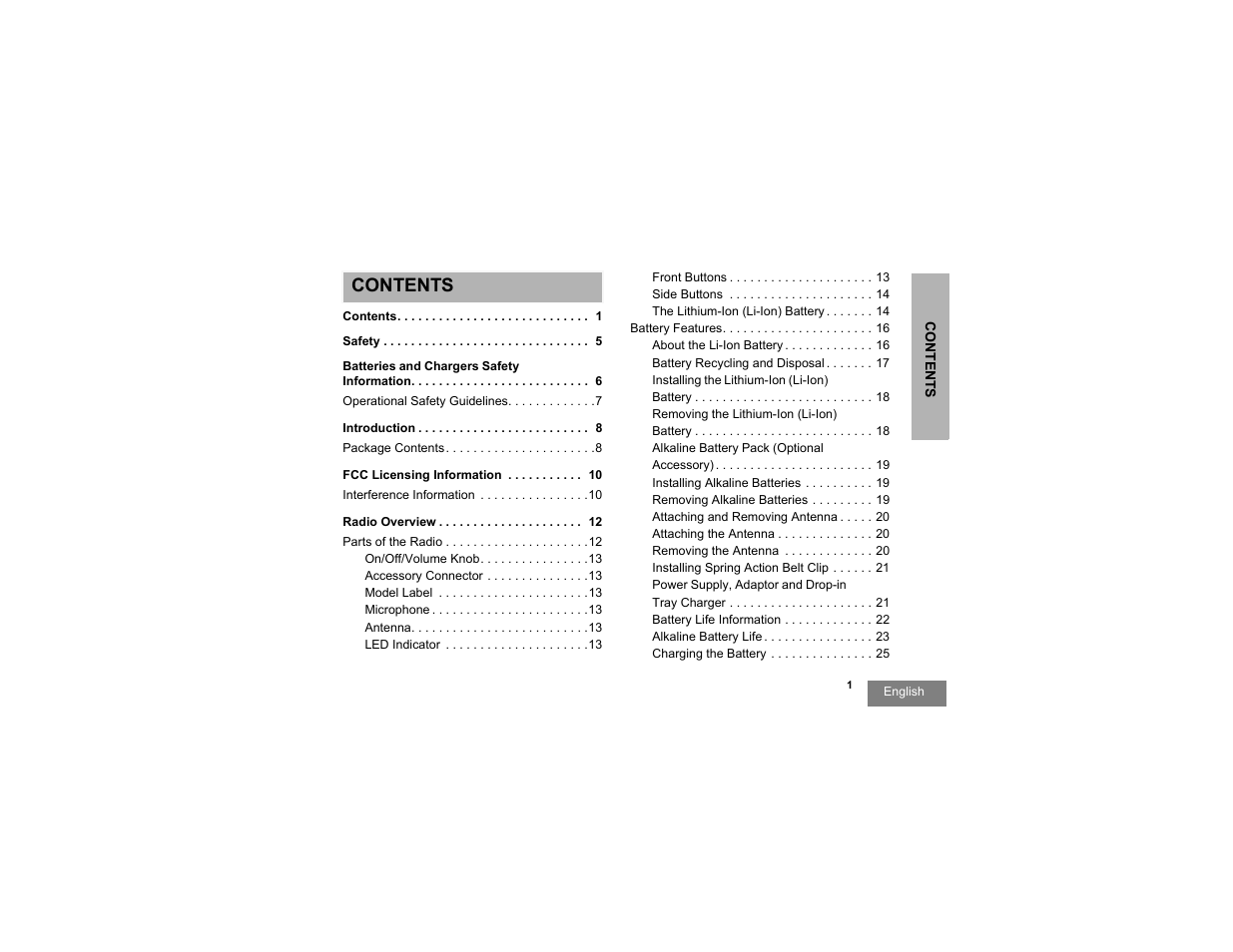 Motorola RDU2080d User Manual | Page 3 / 105