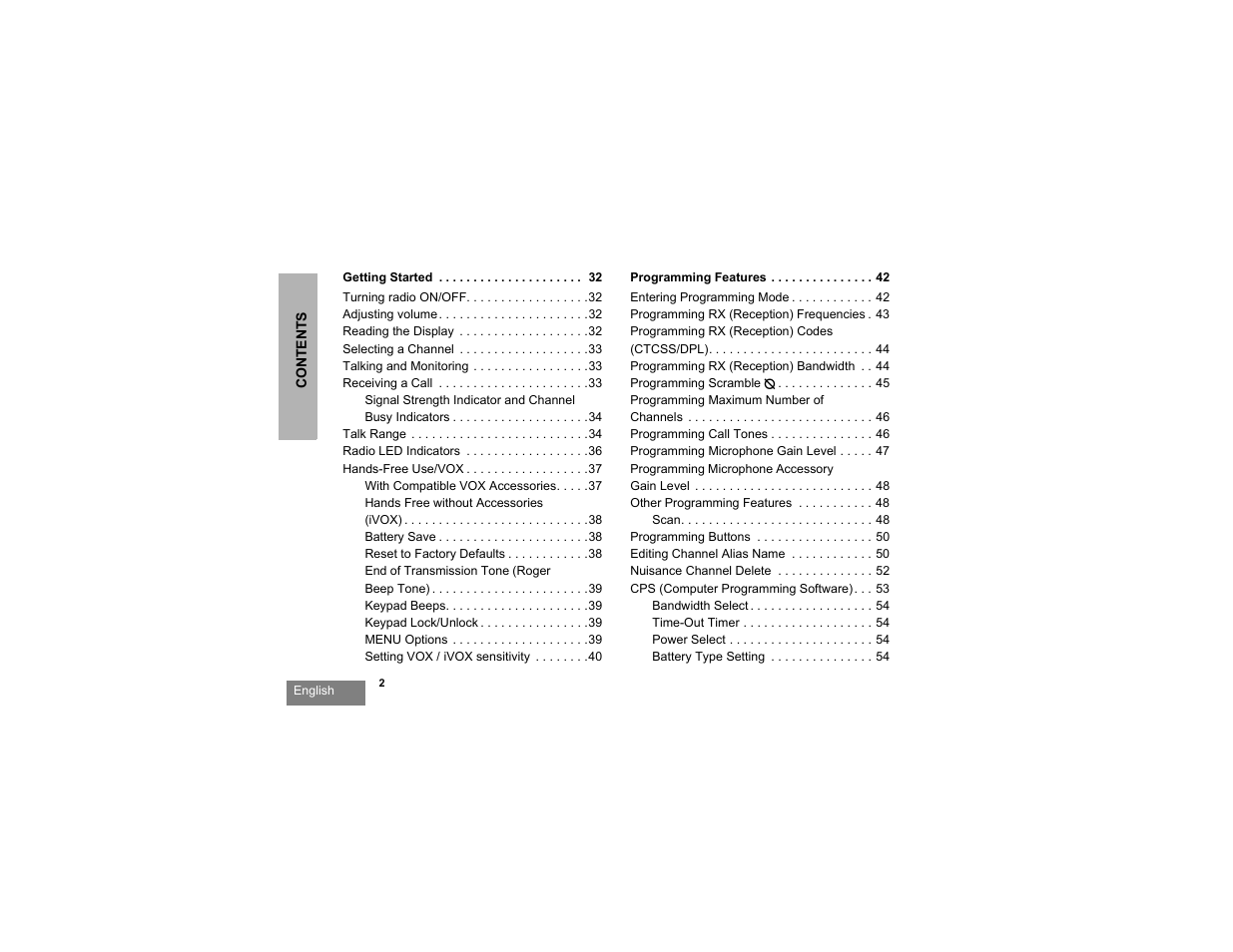 Motorola RDU2080d User Manual | Page 4 / 105