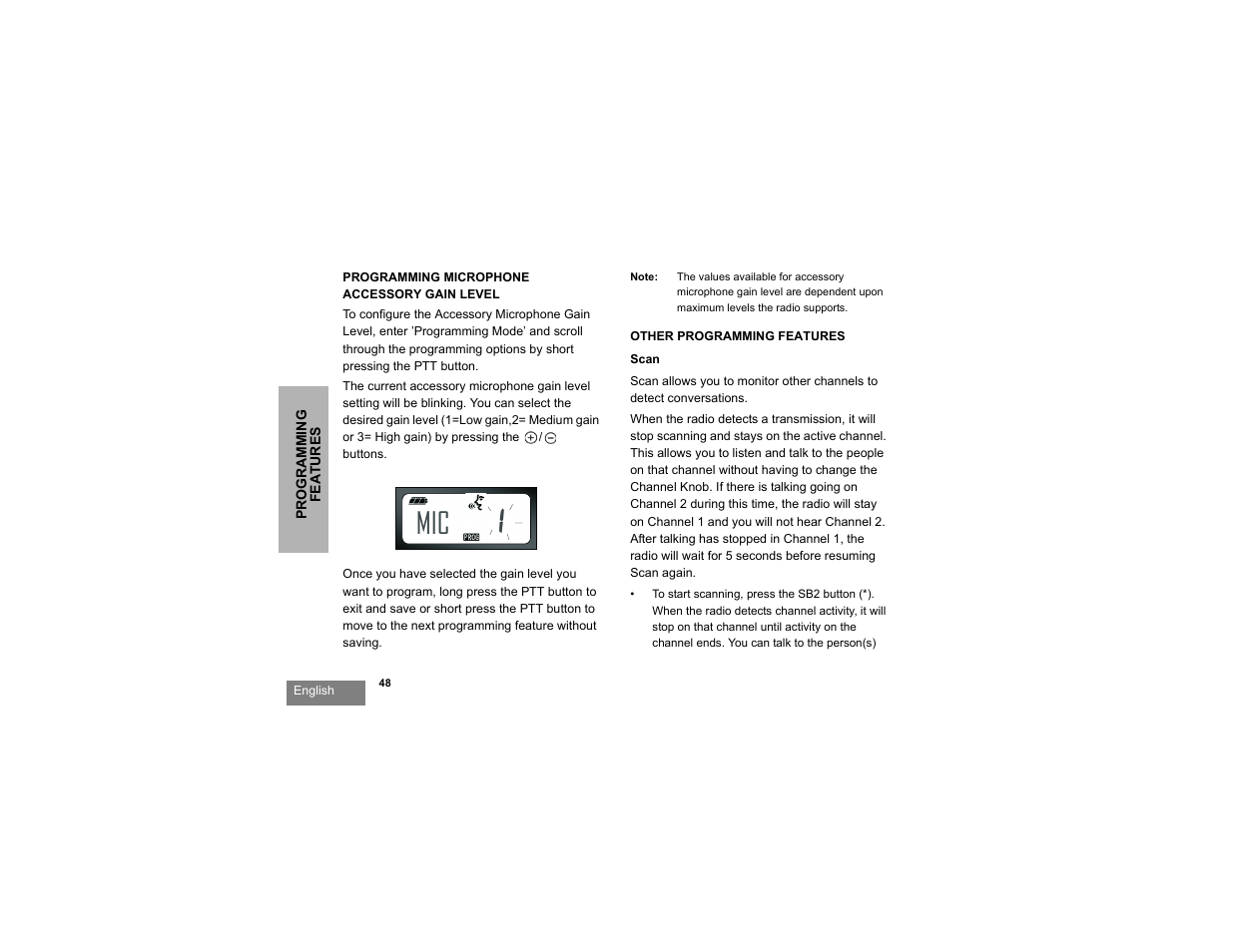 Scan | Motorola RDU2080d User Manual | Page 50 / 105