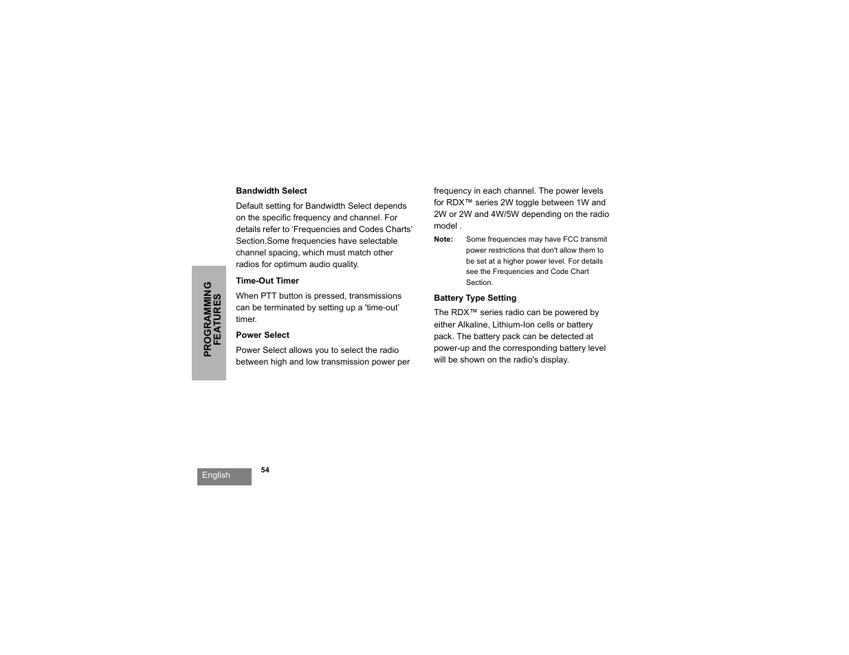 Motorola RDU2080d User Manual | Page 56 / 105