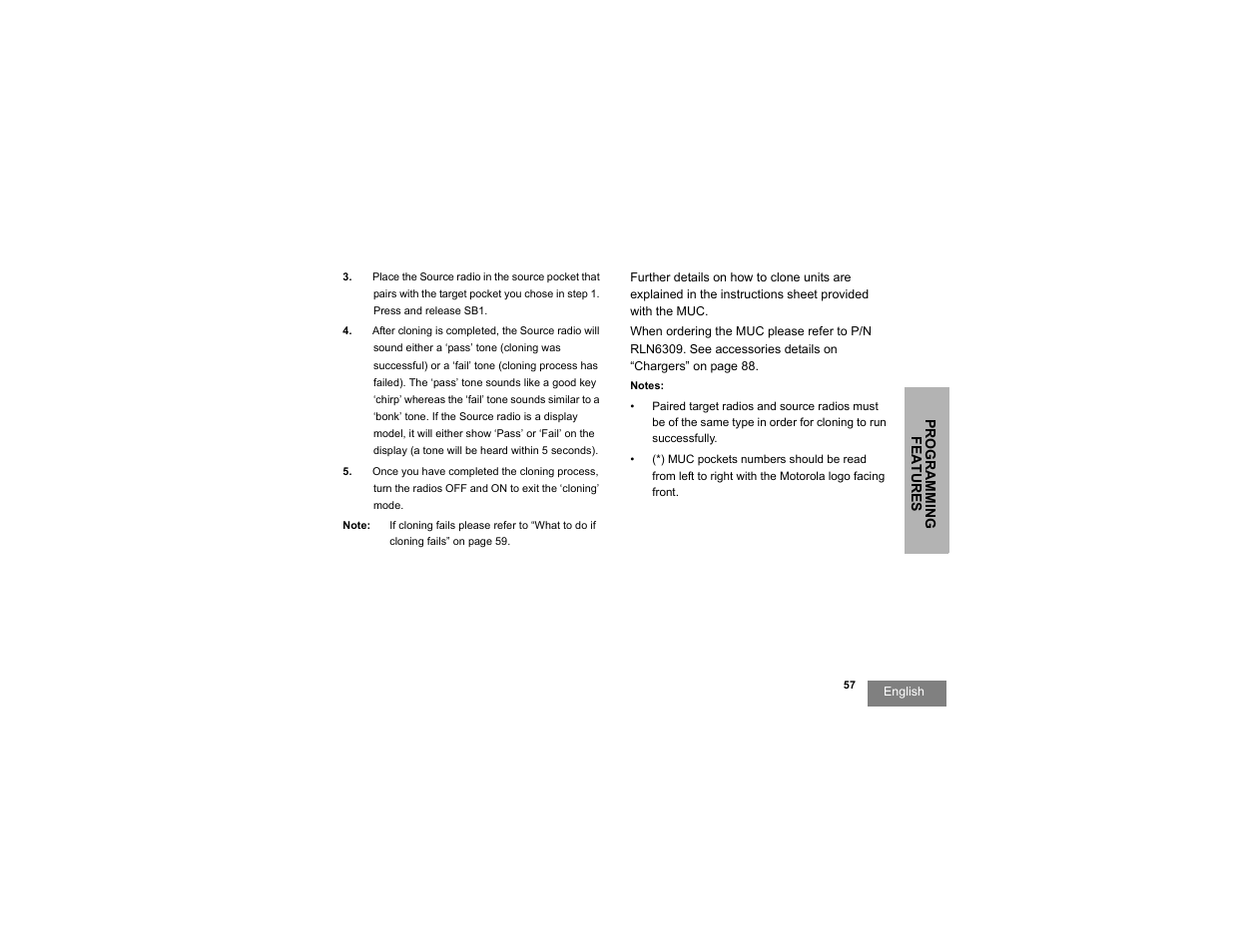 Motorola RDU2080d User Manual | Page 59 / 105