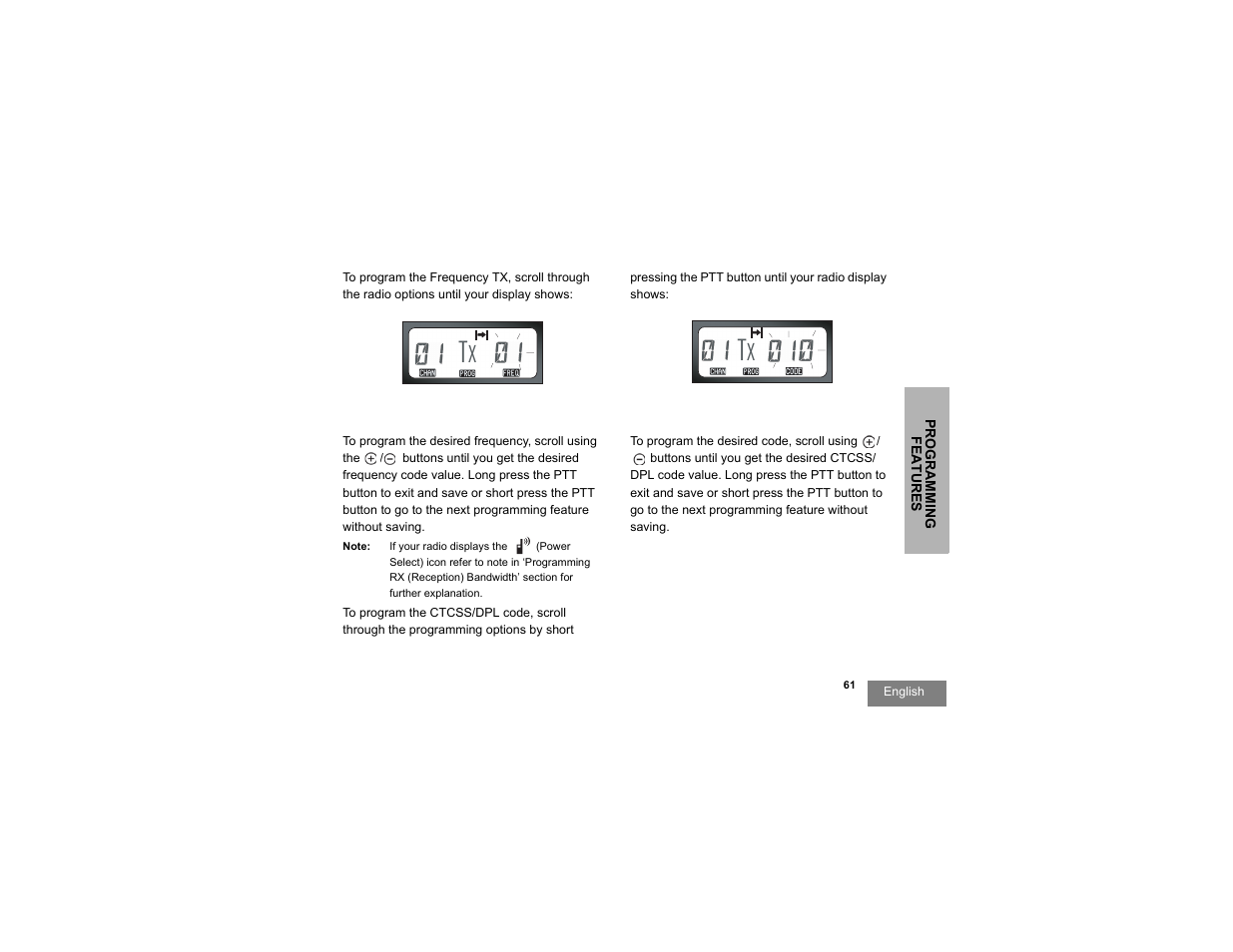 Motorola RDU2080d User Manual | Page 63 / 105