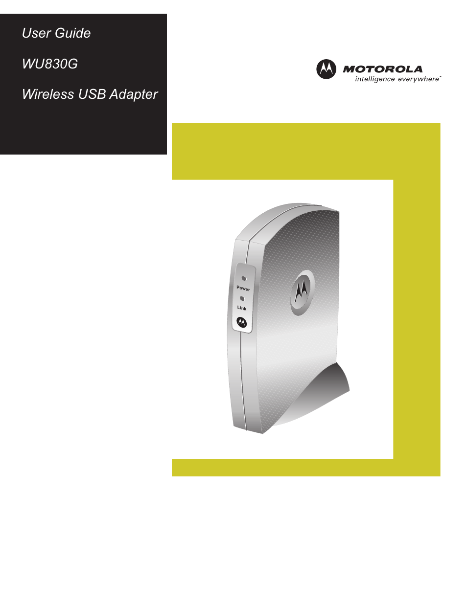 Motorola WU830G User Manual | 59 pages