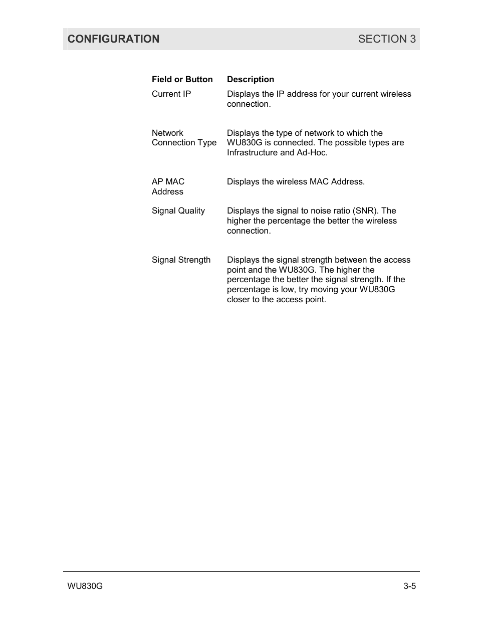 Motorola WU830G User Manual | Page 22 / 59