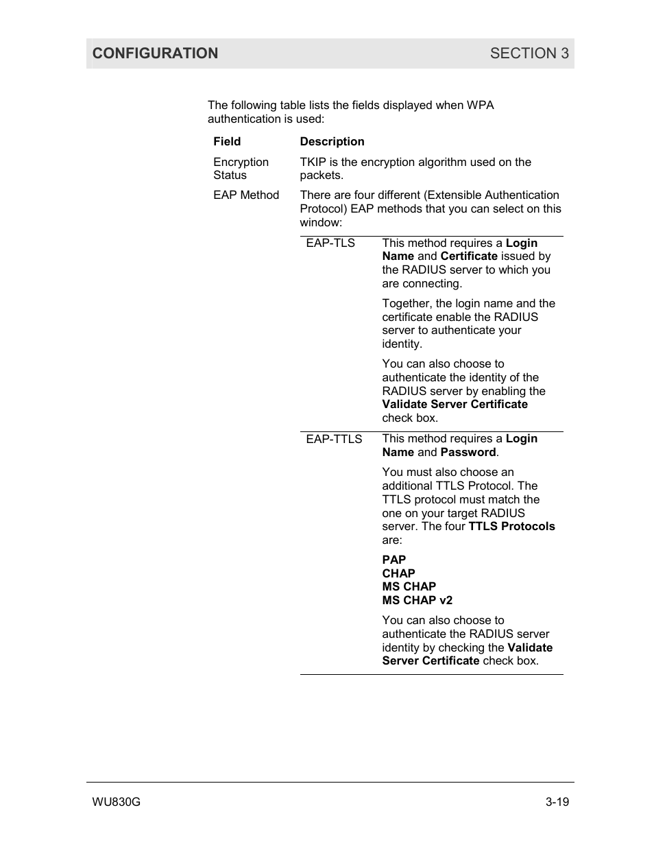 Motorola WU830G User Manual | Page 36 / 59
