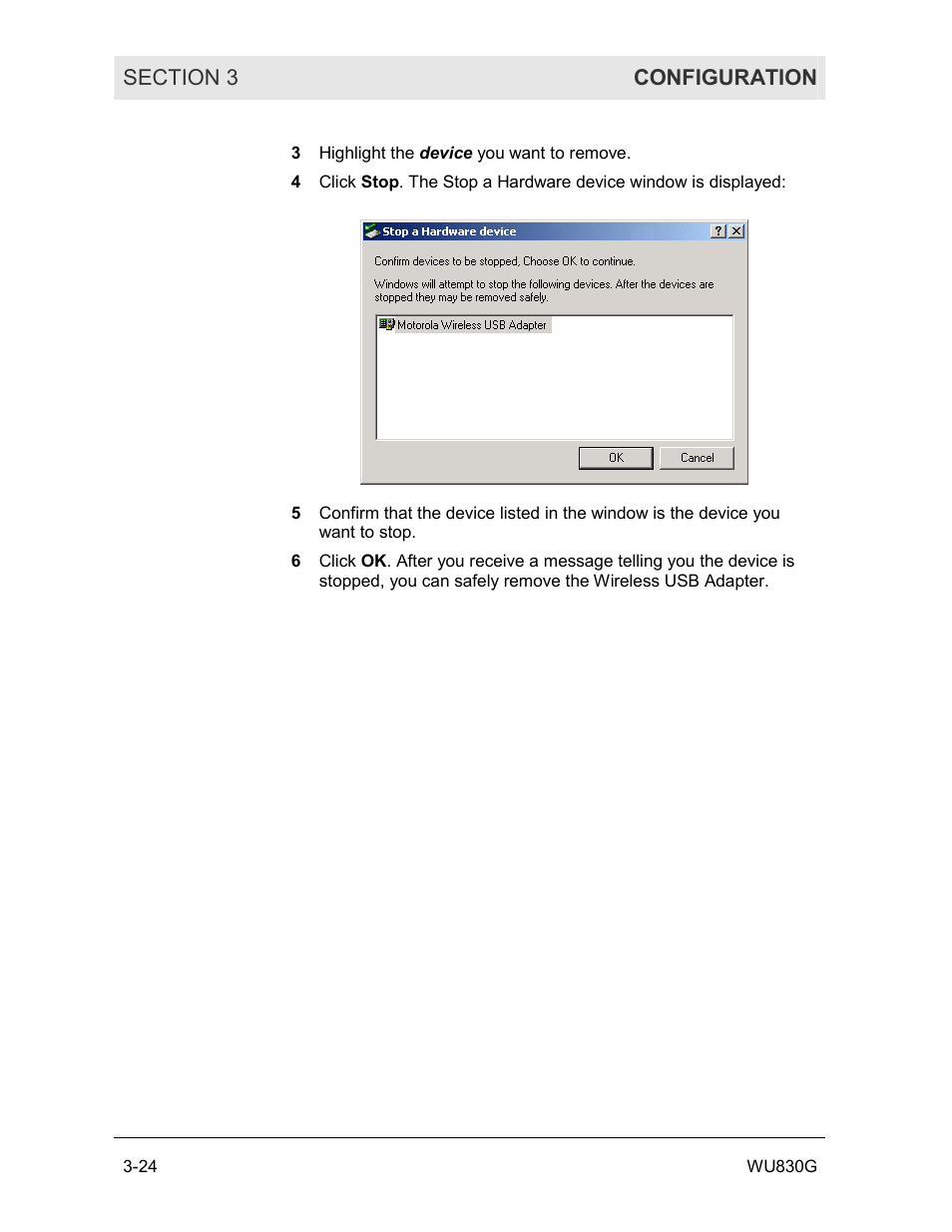 Motorola WU830G User Manual | Page 41 / 59