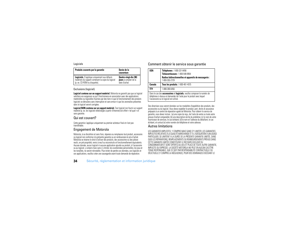 Motorola MOTONAV TN500 User Manual | Page 110 / 116