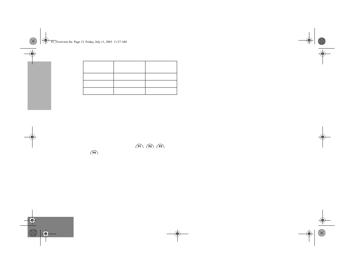 Programmable buttons | Motorola CM300TM User Manual | Page 14 / 68