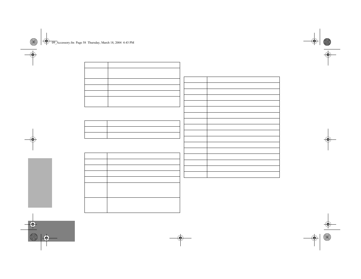 Cables, Control station, Data - ces wireless technologies | Motorola CM300TM User Manual | Page 60 / 68