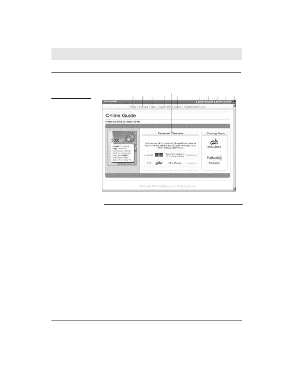 Online guide | Motorola simplefi User Manual | Page 62 / 111