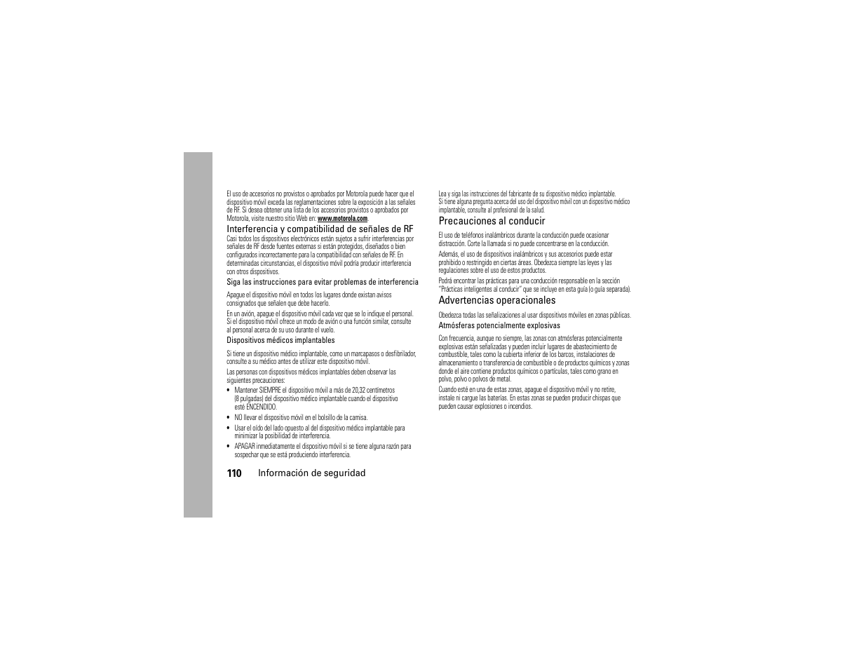 Motorola Entice W766 User Manual | Page 230 / 244
