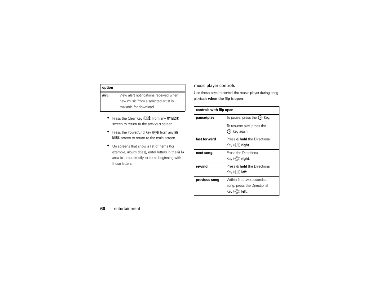 Motorola Entice W766 User Manual | Page 62 / 244