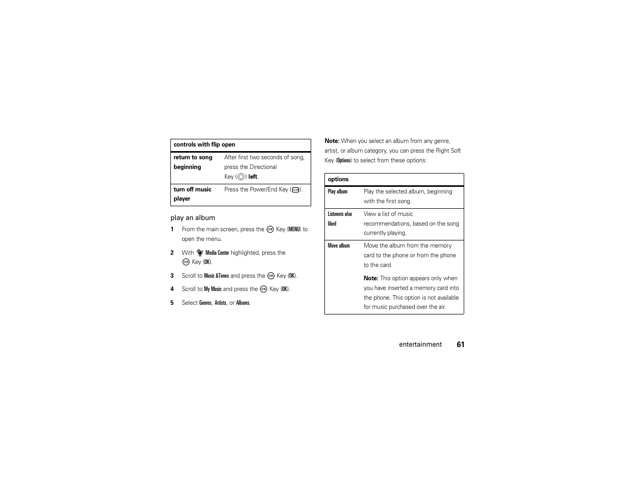 Motorola Entice W766 User Manual | Page 63 / 244