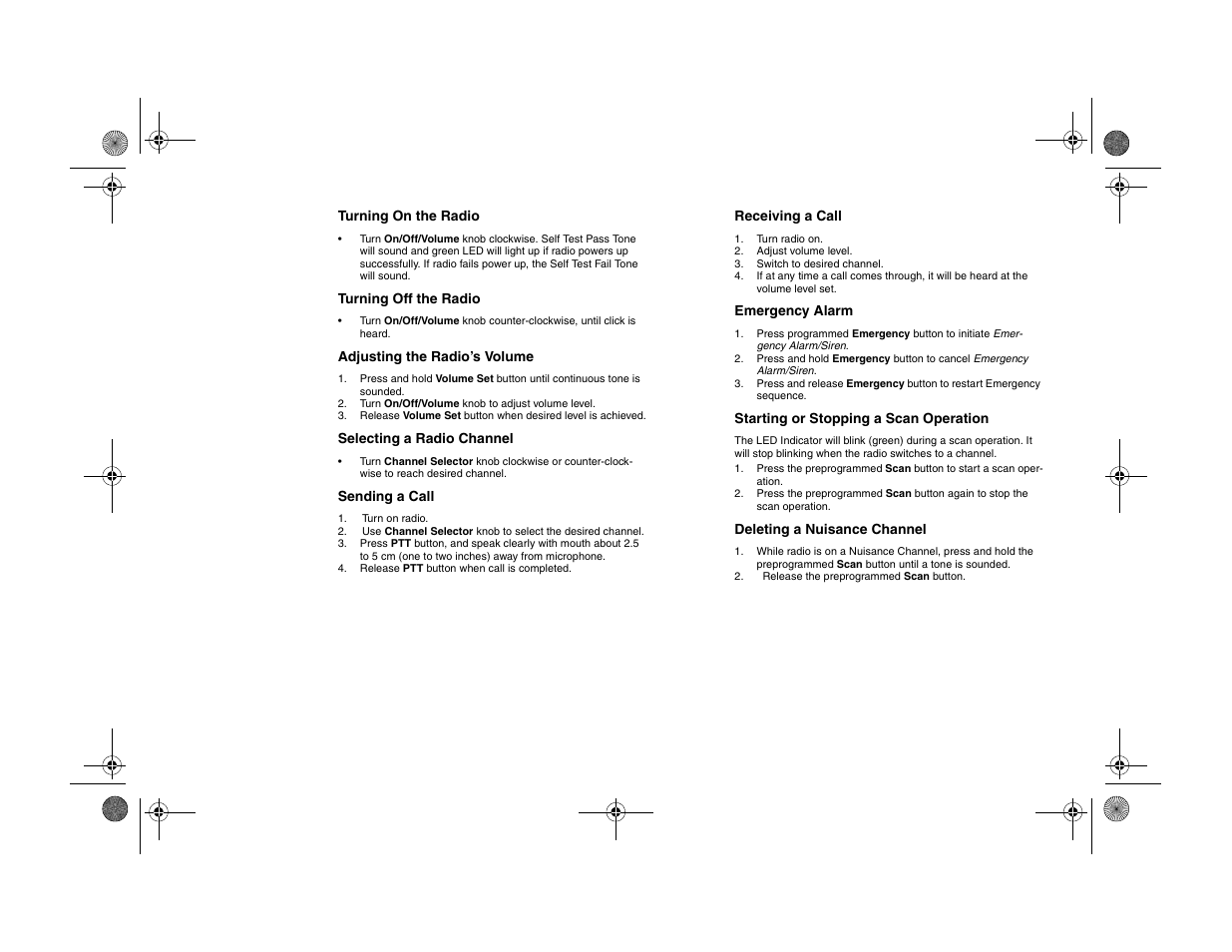 Motorola EX500 User Manual | Page 36 / 38