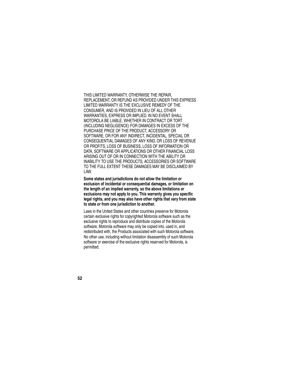 Motorola MD450 Series User Manual | Page 54 / 55