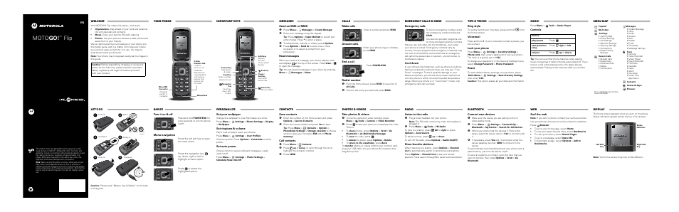 Motorola 68XXXXXXXX-A User Manual | 2 pages