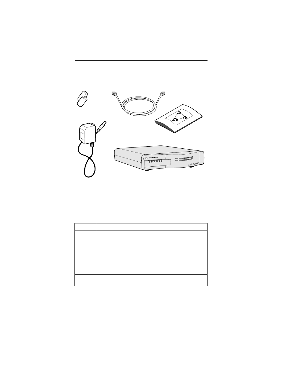 Installing a stand-alone modem | Motorola 3460 User Manual | Page 17 / 188