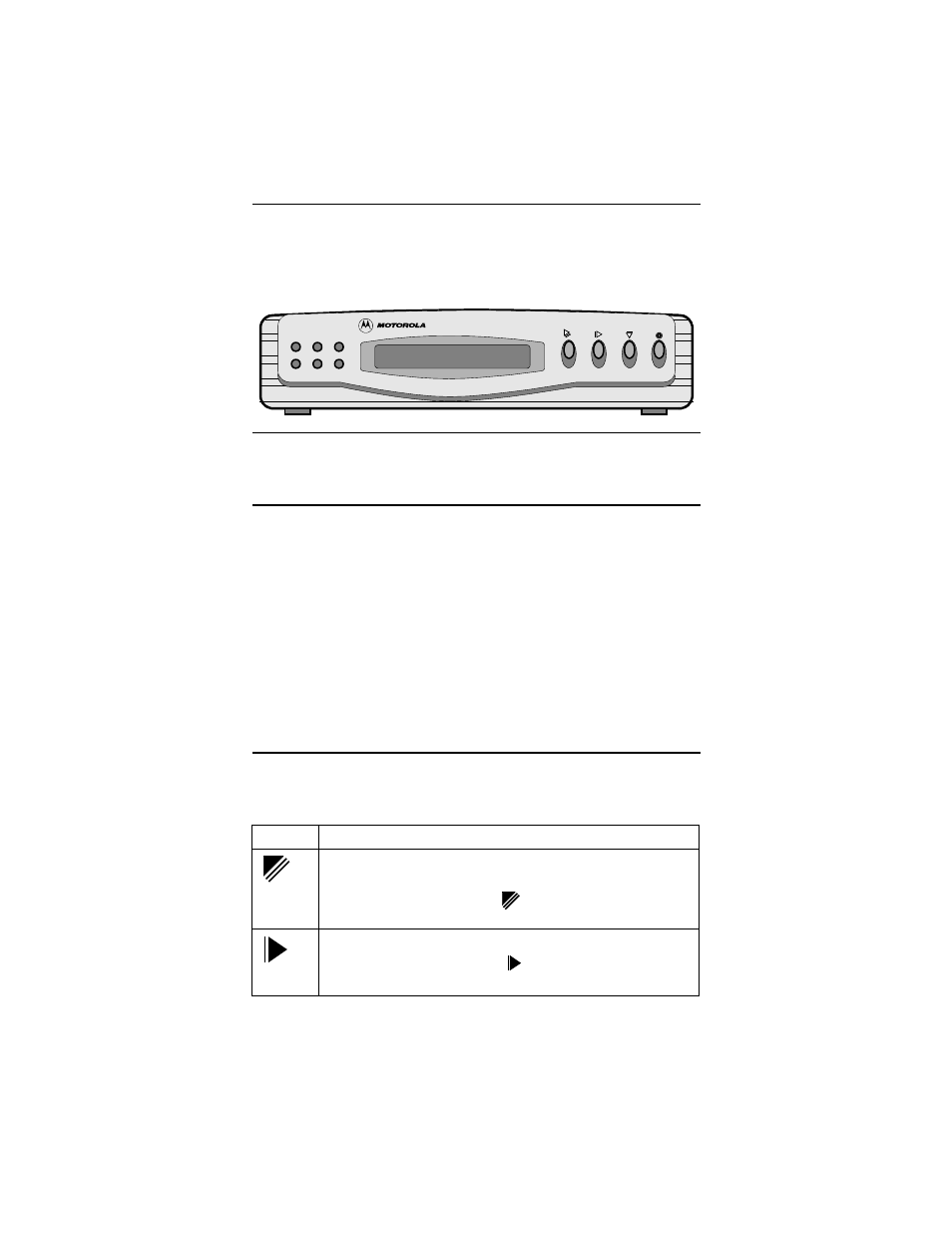 Using the front-panel user interface, Lcd display, Control buttons | Motorola 3460 User Manual | Page 173 / 188