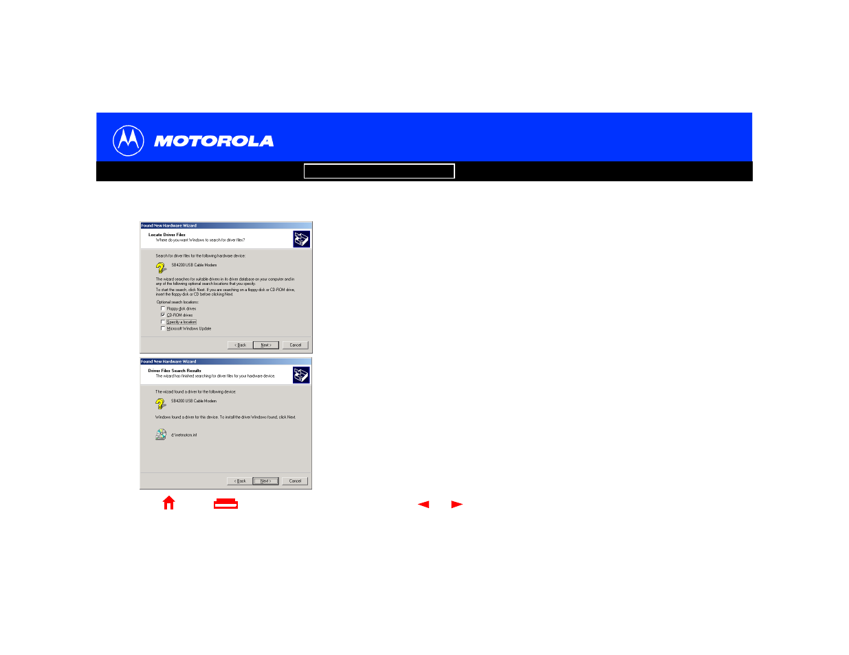 Motorola SBV4200 User Manual | Page 22 / 73