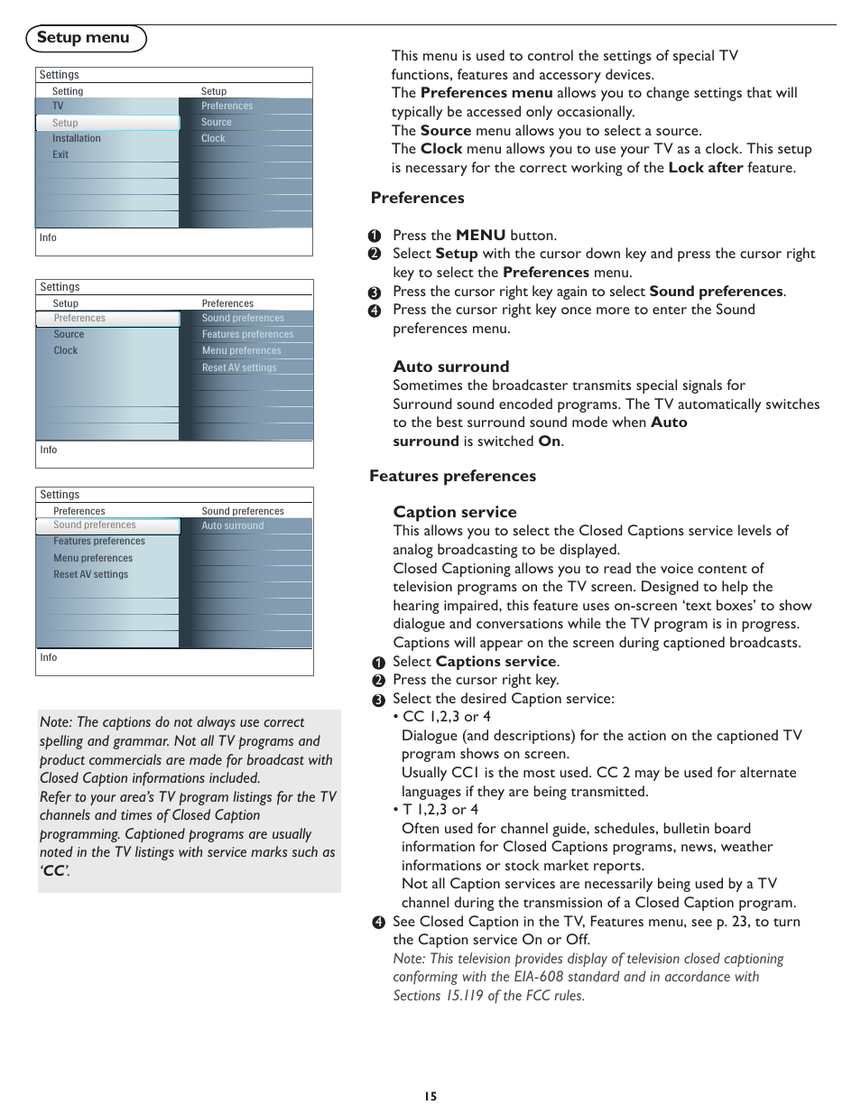 Philips Magnavox 42MF231D/331D User Manual | Page 15 / 39