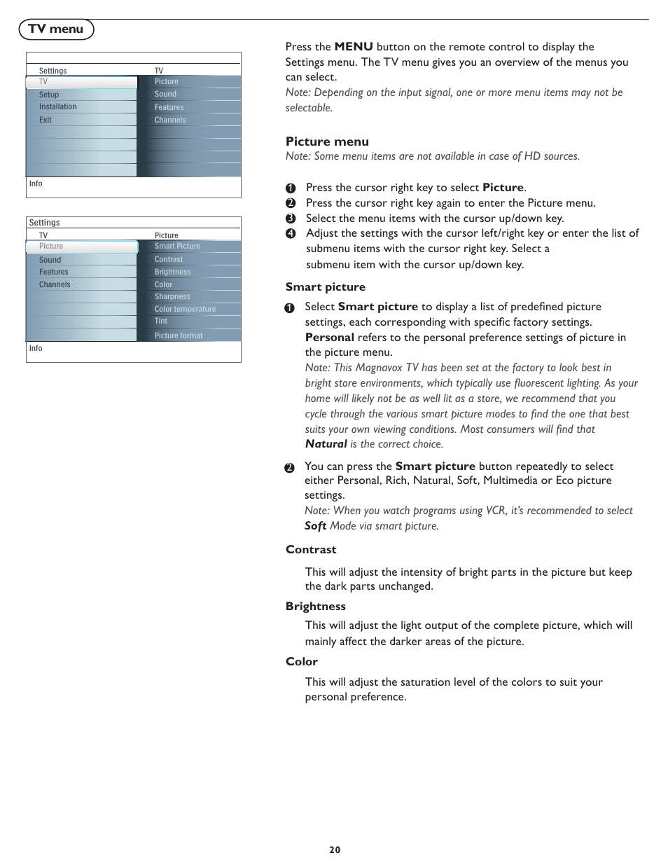 Philips Magnavox 42MF231D/331D User Manual | Page 20 / 39