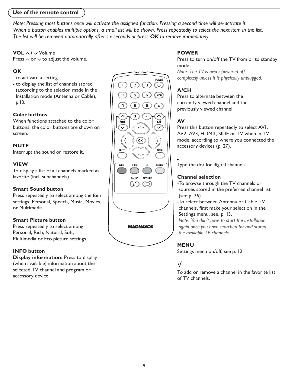 Philips Magnavox 42MF231D/331D User Manual | Page 9 / 39