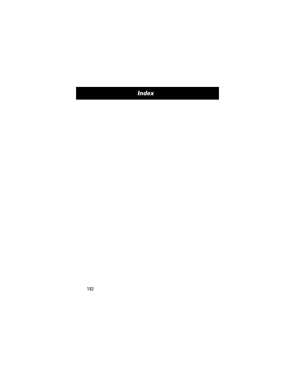 Motorola 60C User Manual | Page 184 / 190