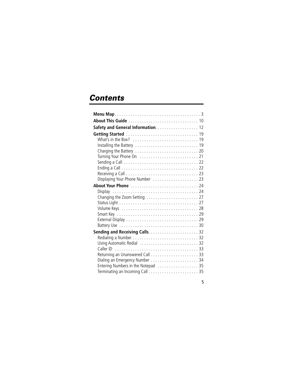 Motorola 60C User Manual | Page 7 / 190