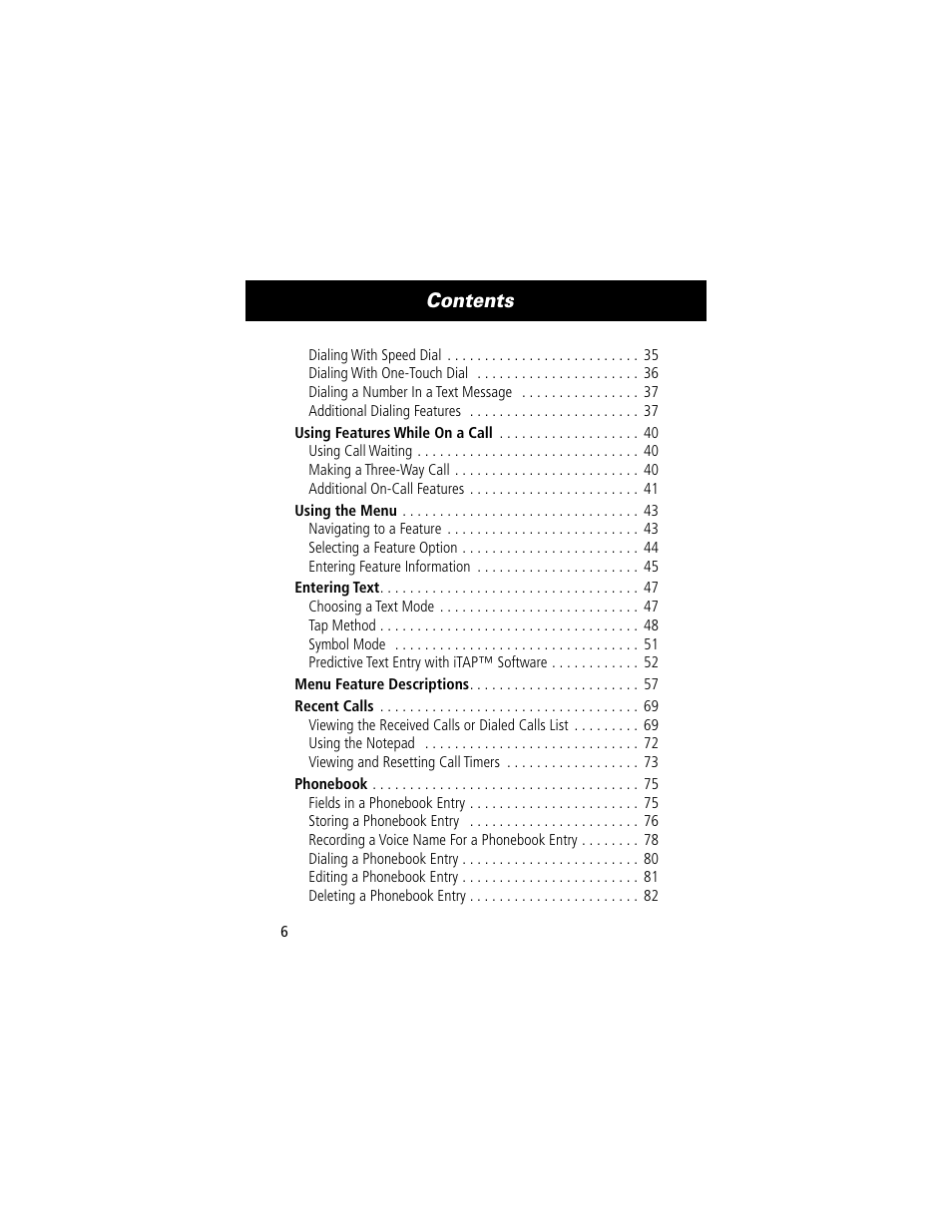 Motorola 60C User Manual | Page 8 / 190