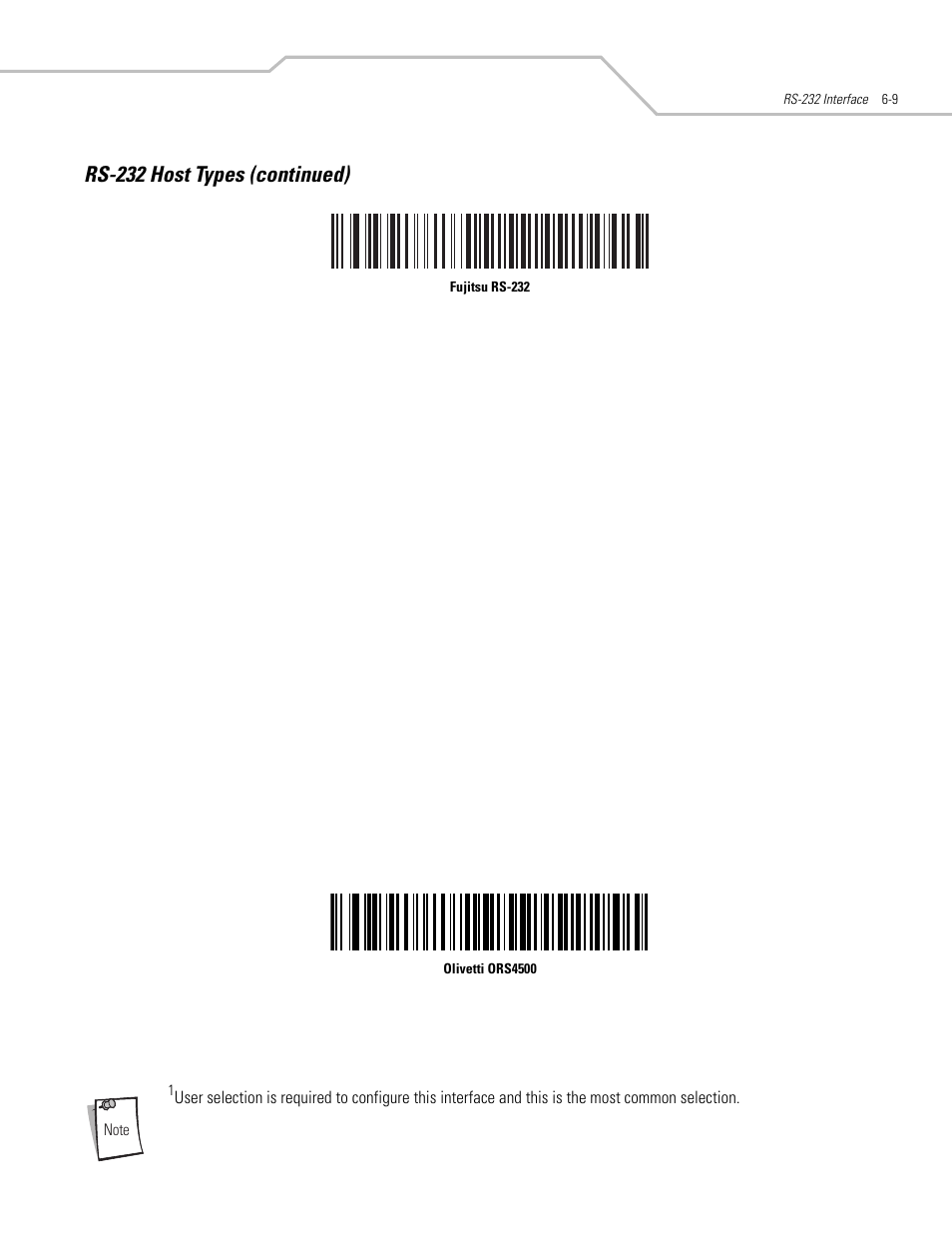 Rs-232 host types (continued) | Motorola SYMBOL LS9203 User Manual | Page 101 / 338