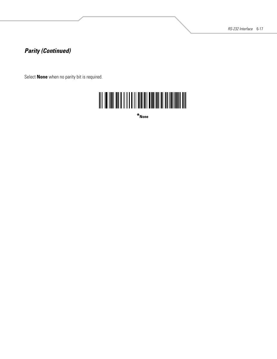 Parity (continued) | Motorola SYMBOL LS9203 User Manual | Page 109 / 338