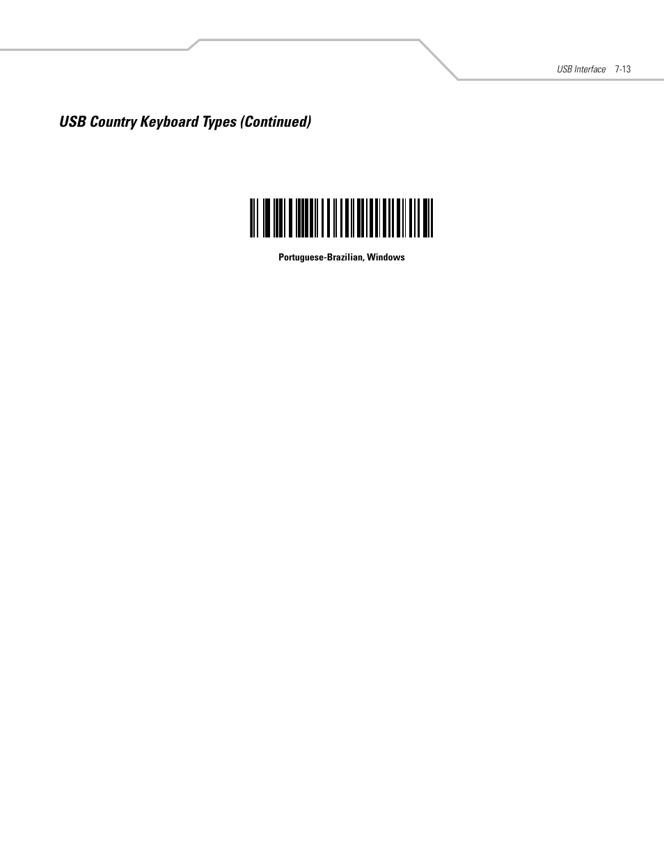 Usb country keyboard types (continued) | Motorola SYMBOL LS9203 User Manual | Page 147 / 338