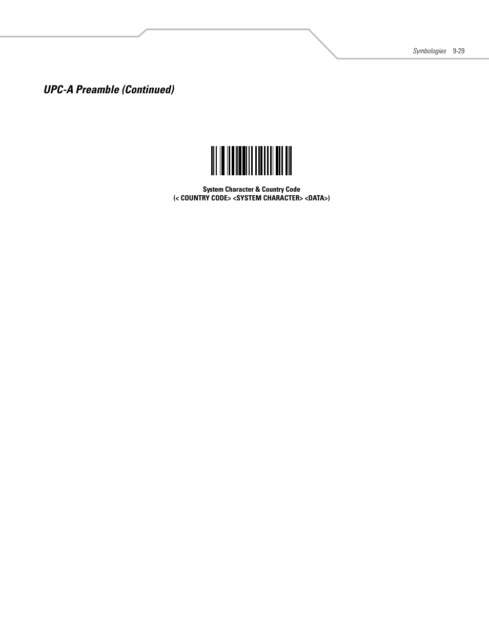 Upc-a preamble (continued) | Motorola SYMBOL LS9203 User Manual | Page 209 / 338