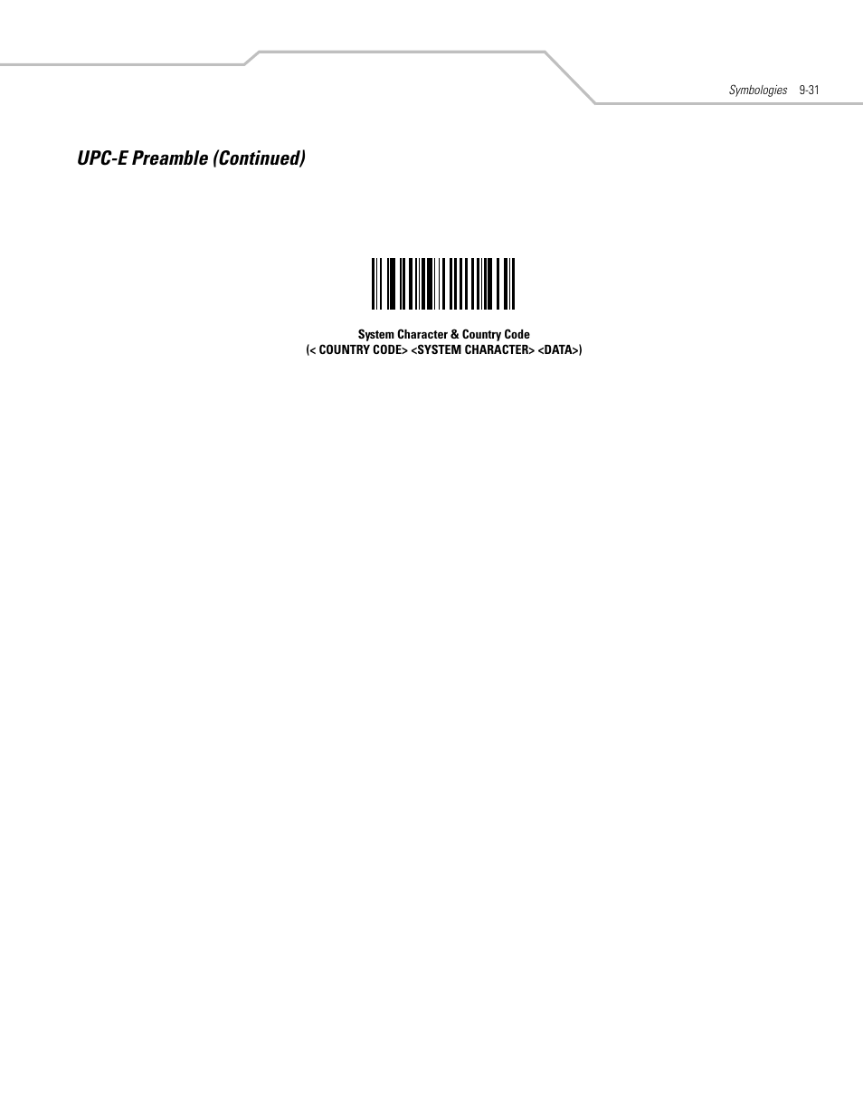 Upc-e preamble (continued) | Motorola SYMBOL LS9203 User Manual | Page 211 / 338