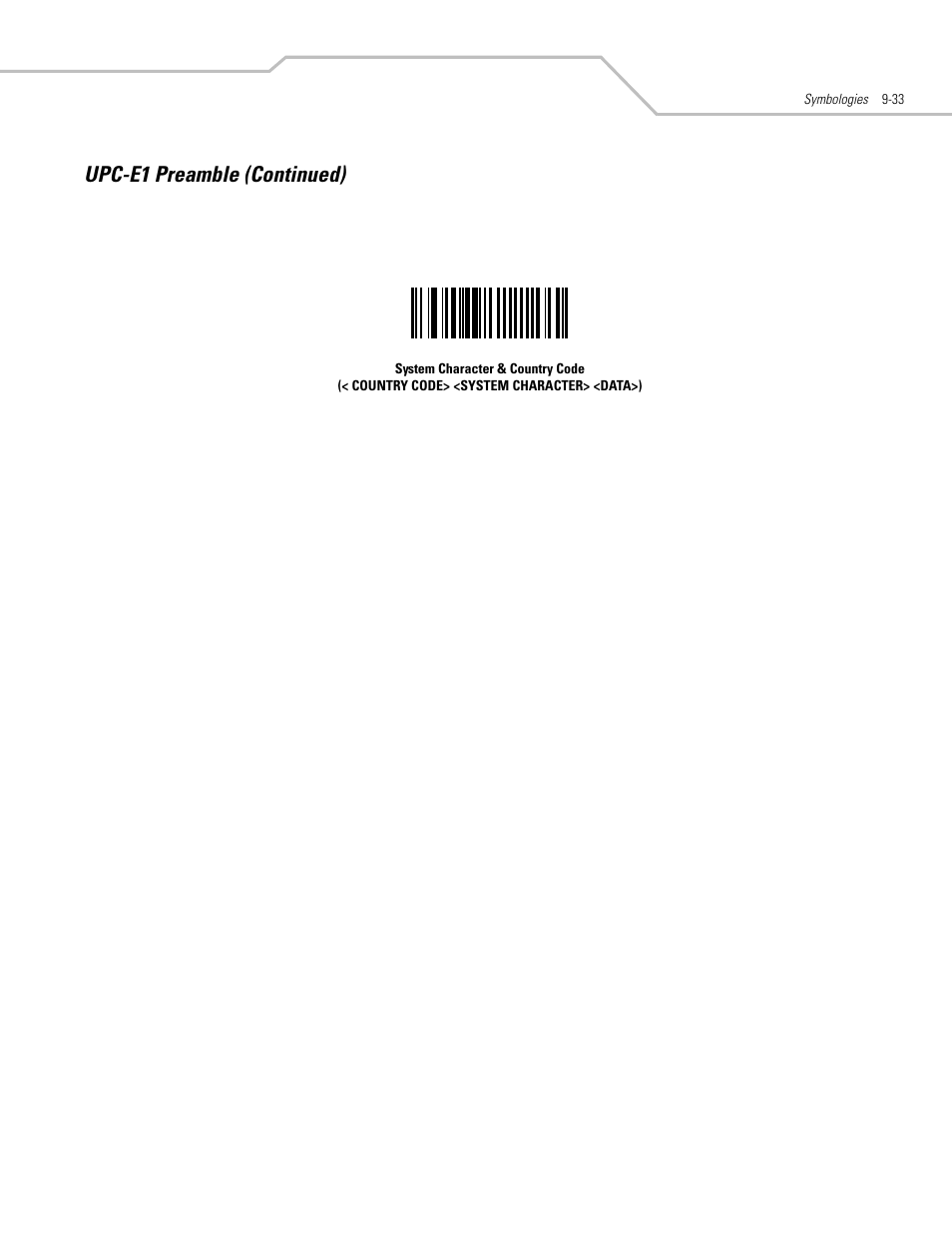 Upc-e1 preamble (continued) | Motorola SYMBOL LS9203 User Manual | Page 213 / 338