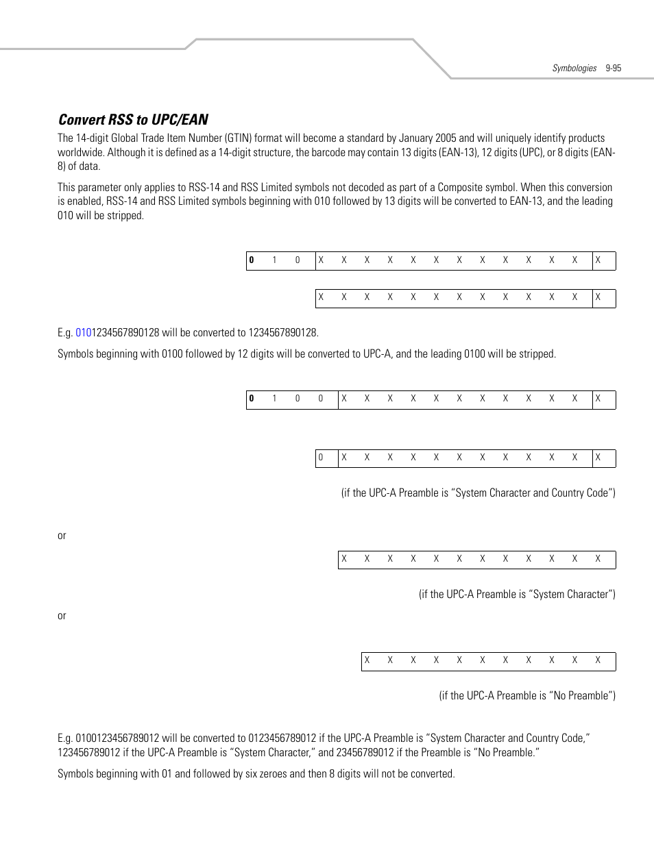 Convert rss to upc/ean, Convert rss to upc/ean -95 | Motorola SYMBOL LS9203 User Manual | Page 275 / 338