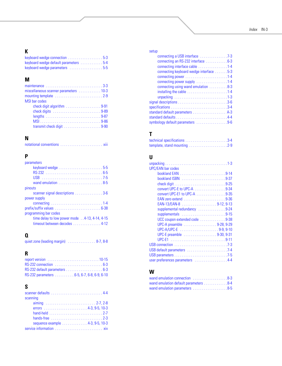 Motorola SYMBOL LS9203 User Manual | Page 333 / 338