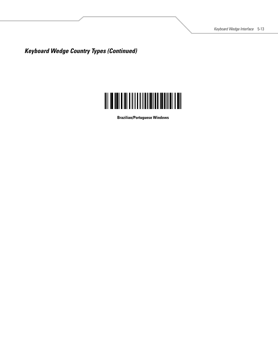 Keyboard wedge country types (continued) | Motorola SYMBOL LS9203 User Manual | Page 69 / 338