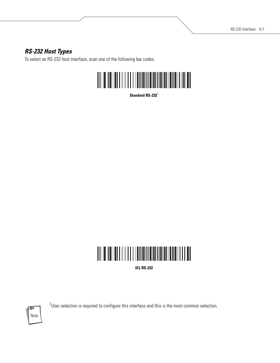 Rs-232 host types, Rs-232 host types -7 | Motorola SYMBOL LS9203 User Manual | Page 99 / 338