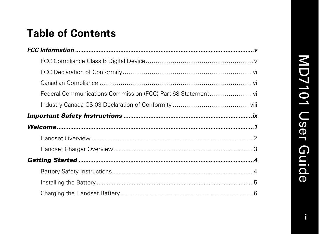 Motorola E51 Series User Manual | Page 4 / 54