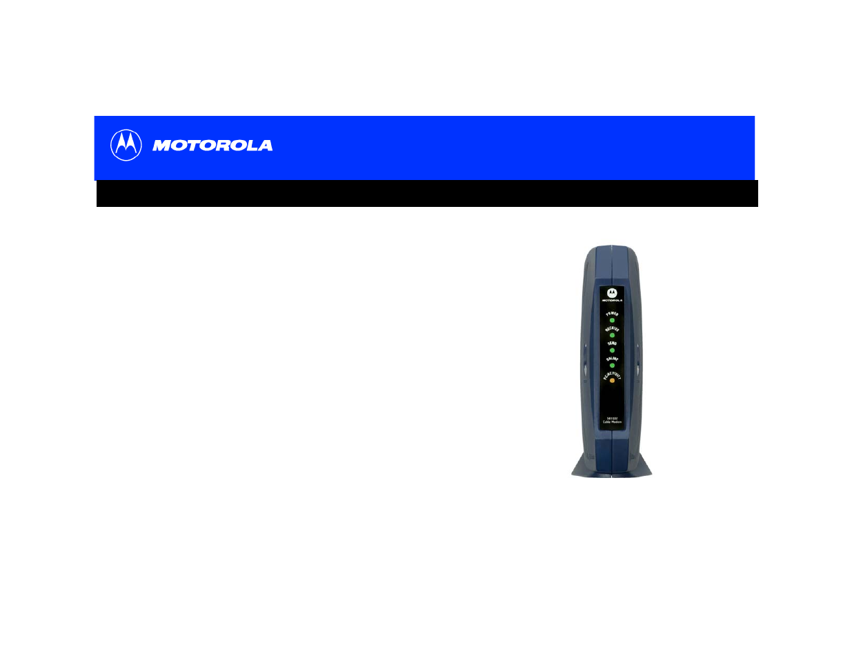 Motorola SB5102 User Manual | 47 pages