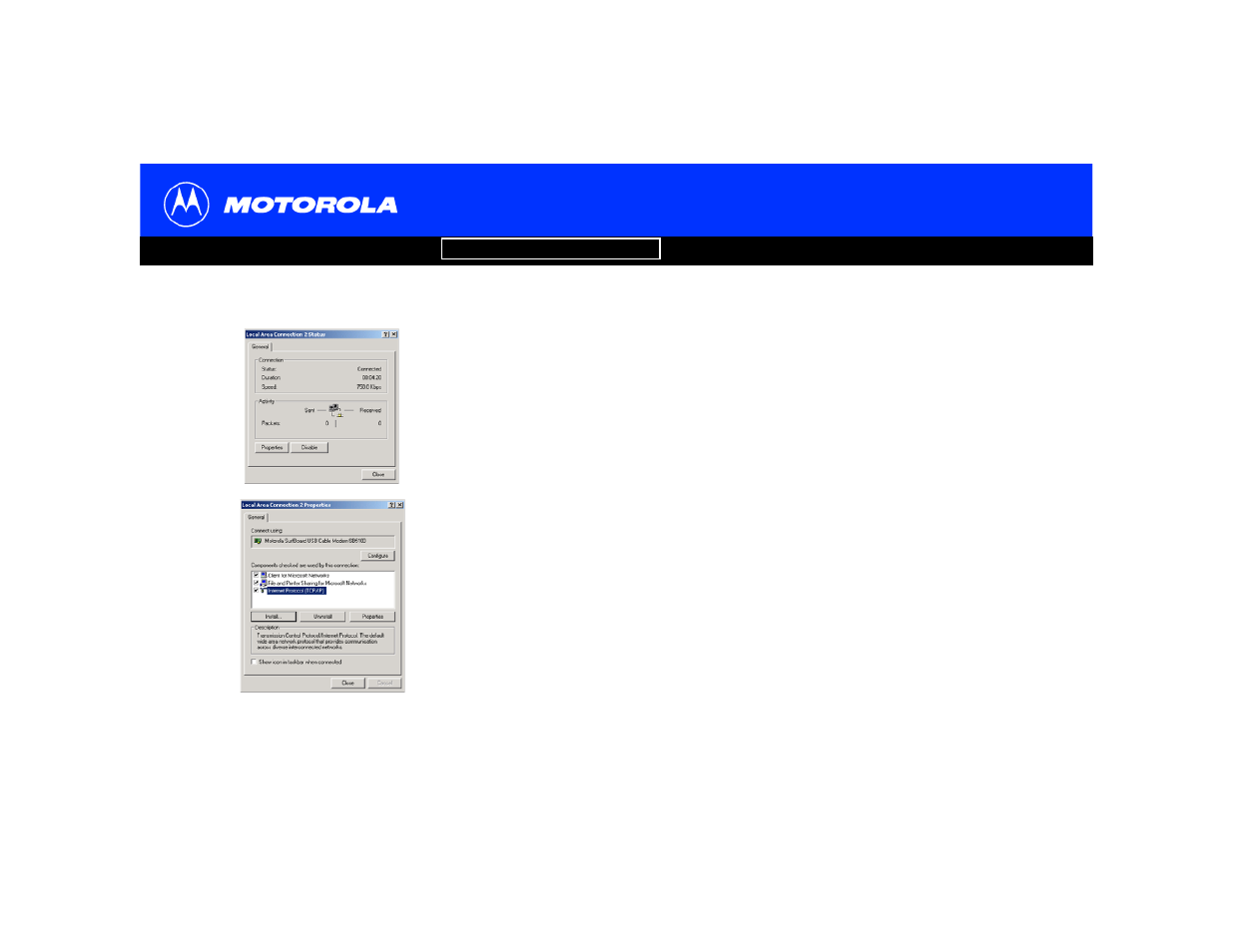 Motorola SB5102 User Manual | Page 23 / 47