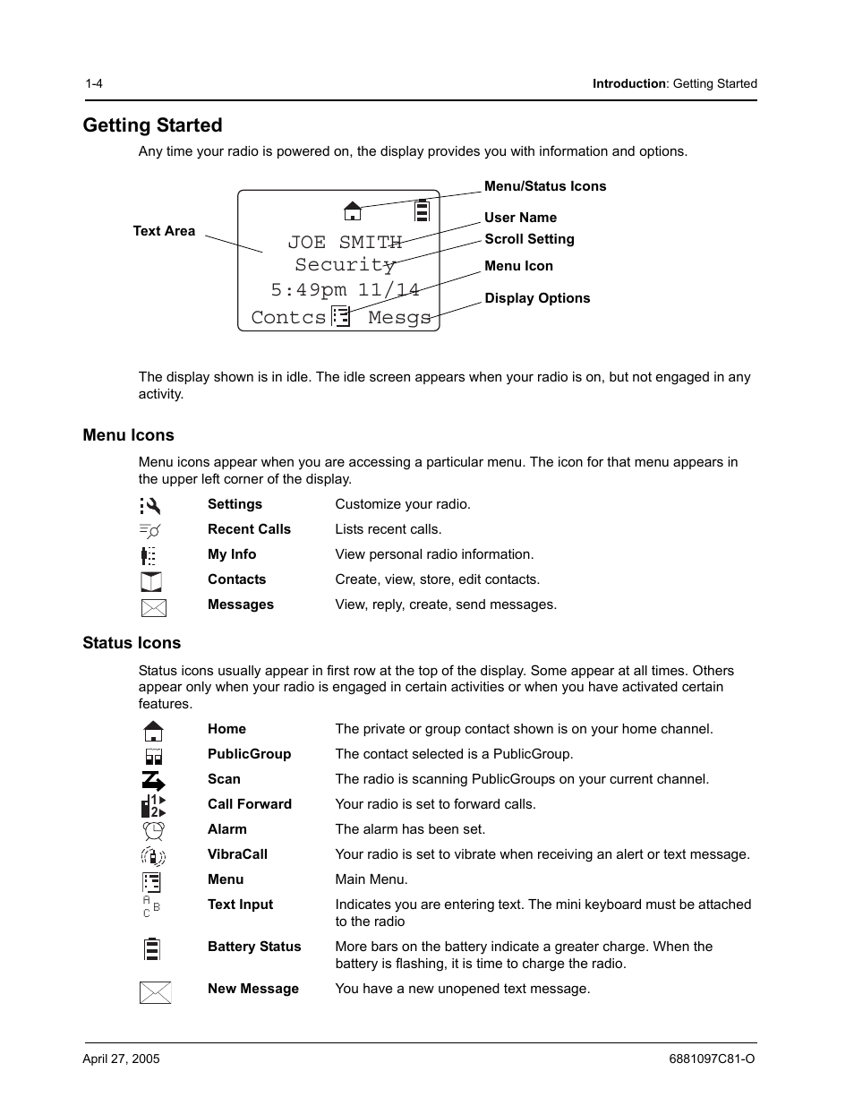 Getting started | Motorola DTR510 User Manual | Page 12 / 68