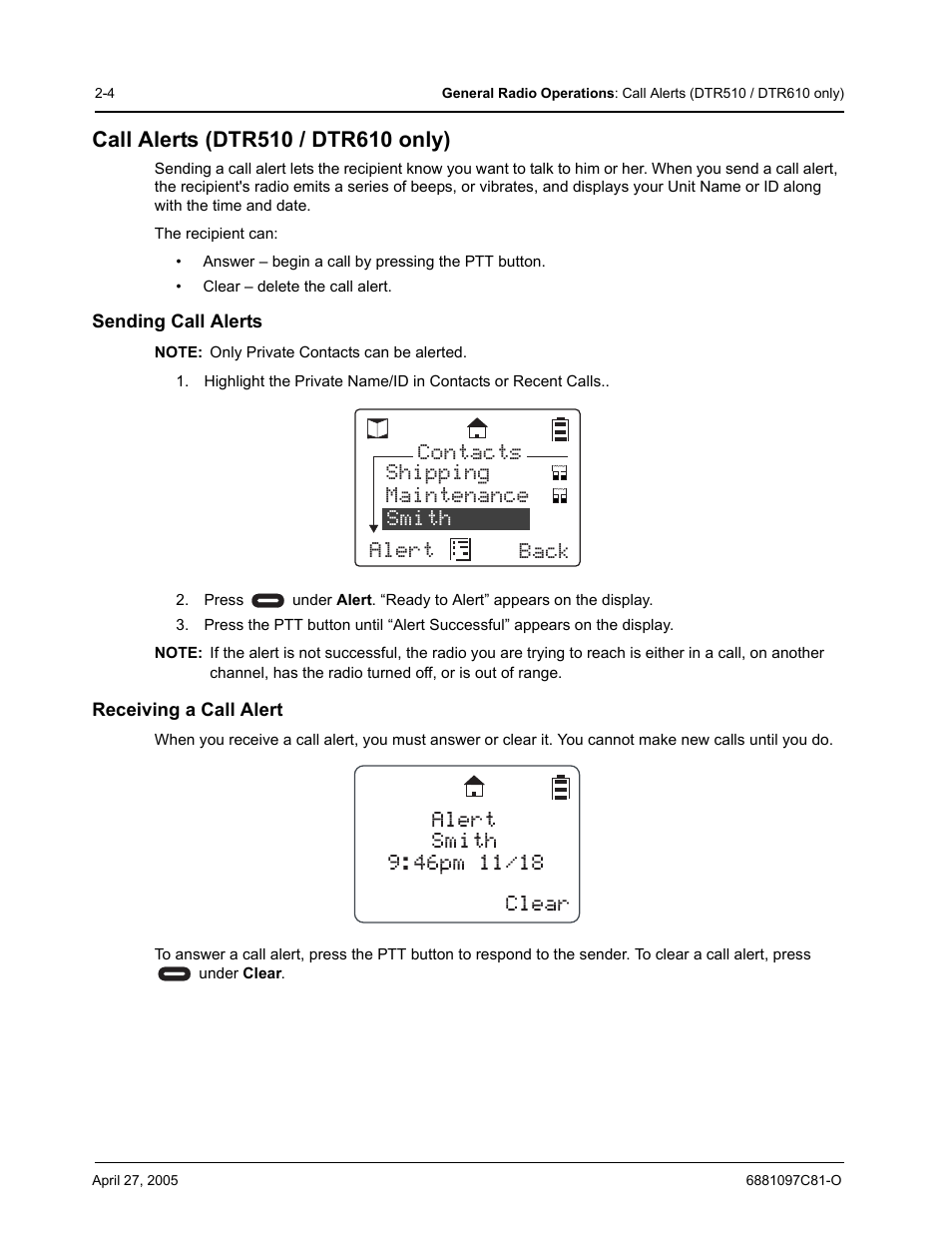 Motorola DTR510 User Manual | Page 24 / 68
