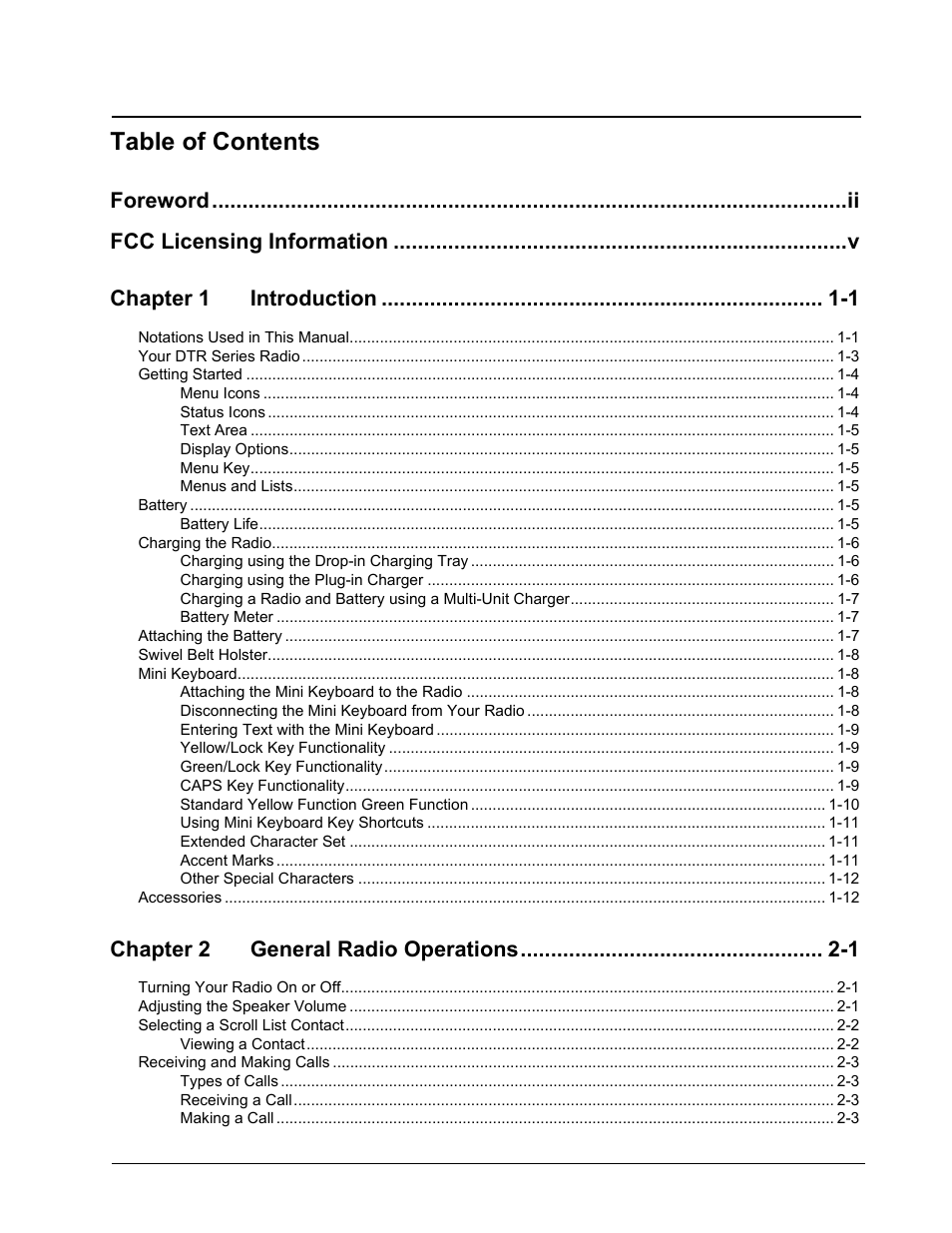 Motorola DTR510 User Manual | Page 3 / 68